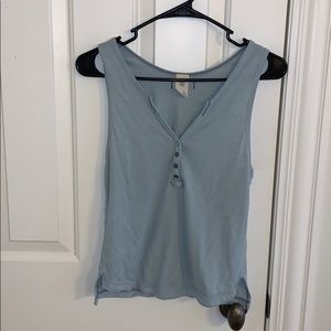 Free People tank top teal blue size XS like new